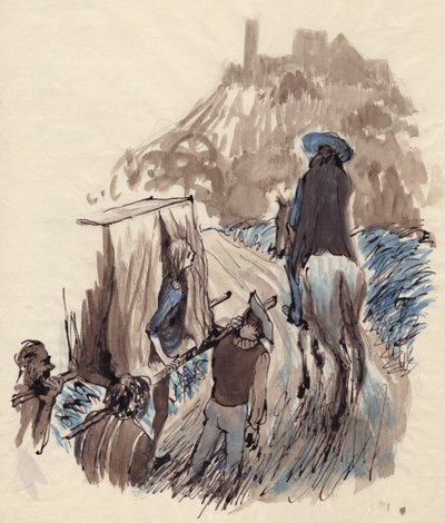 くずの中の女性、c1950。 作： Shirley Markham