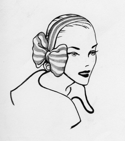 弓を持つ女性、c1950。 作： Shirley Markham