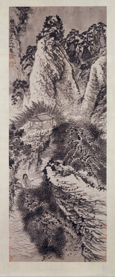 黄山三十六峰回想、約。 1705年。 作： Shitao