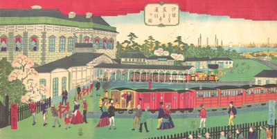 プリント、カリフォルニア州。 1870年頃。 1870年。 作： Shosai Ikkei