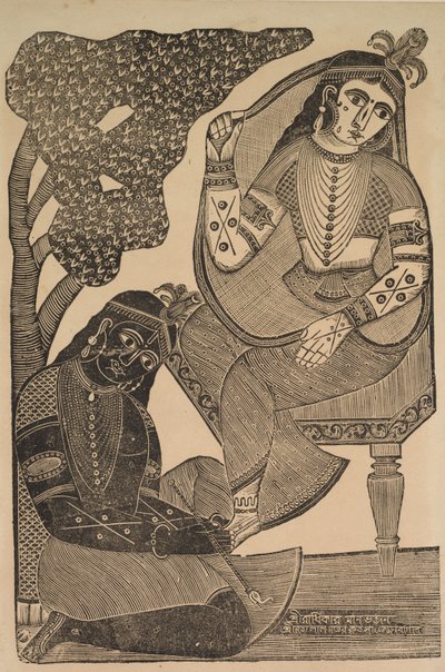 クリシュナストロークラーダスフィート、1800年代。 作： Shri Gobinda Chandra Roy