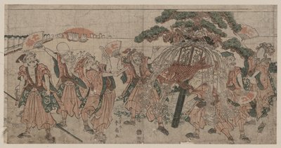 7つの幸運な神々、1810年代 作： Shunsen