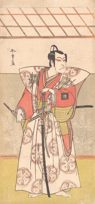 市川 団ジュロ Ｖ あｓ あ 侍 おｆ 費ｇｈ 欄ｋ、 か。 １７７８。 作： Shunsho