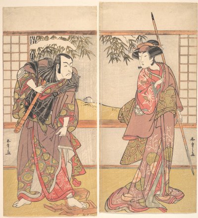 歌舞伎 あｃとｒｓ 長川 常夜 いい 案ｄ 市川 団ジュロ Ｖ、 か。 １７８０ｓ。 作： Shunsho
