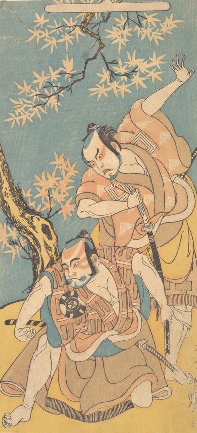 劇中男山雲仙倶楽部 1768年12月 作： Shunsho