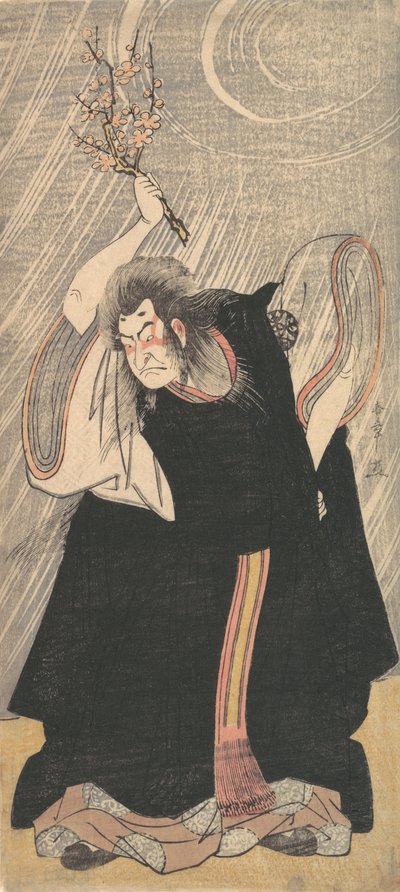 The Actor Nakamura Nakazo in the Role of Kan Shojo, ca. 1780. 作： Shunsho
