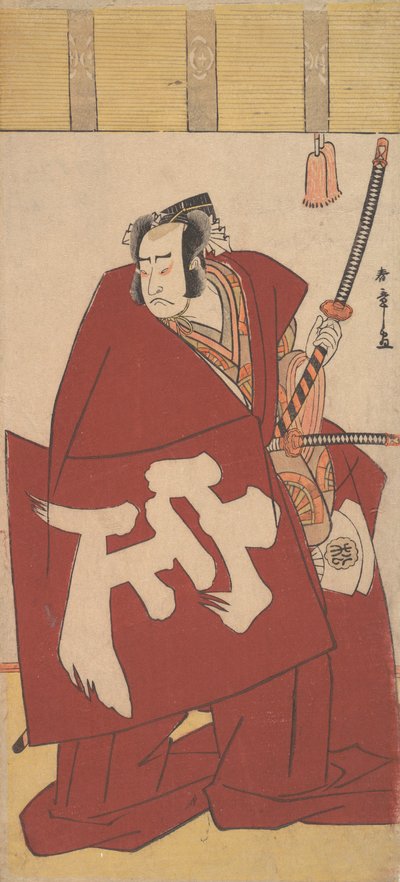 てぇ あｃとｒ 尾上 松助 員 しばらく 員 で絵ｐ レｄ ロベｓ、 か。 １７８１。 作： Shunsho