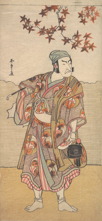 島田八蔵役の初代中村仲蔵、1783年。 作： Shunsho