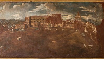 王宮の眺め、1760年頃 作： Sicilian School