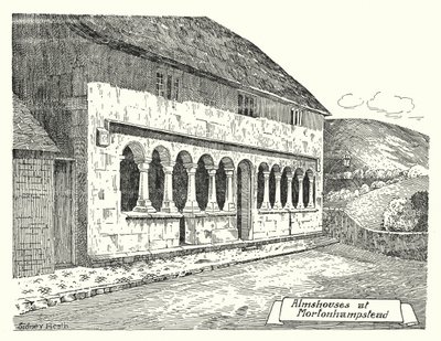 MortonhampsteadのAlmshouses(彫刻) 作： Sidney Heath