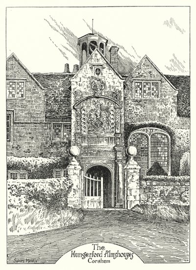 The Hungerford Almshouses, Corsham (Englanding) 作： Sidney Heath