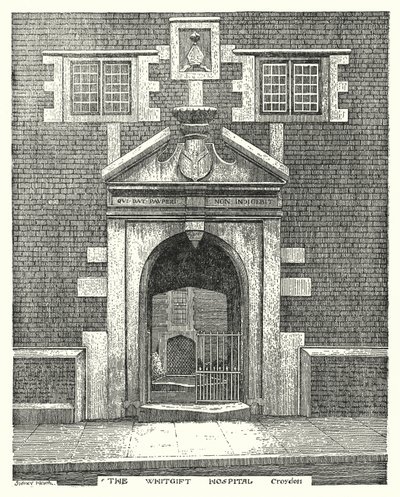 ザ・ウィットギフト・ホスピタル、クロイドン(彫刻) 作： Sidney Heath