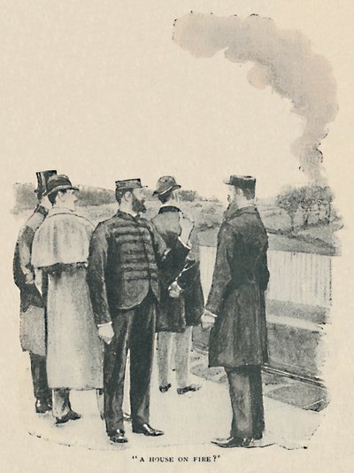 火の家、1892 作： Sidney Paget