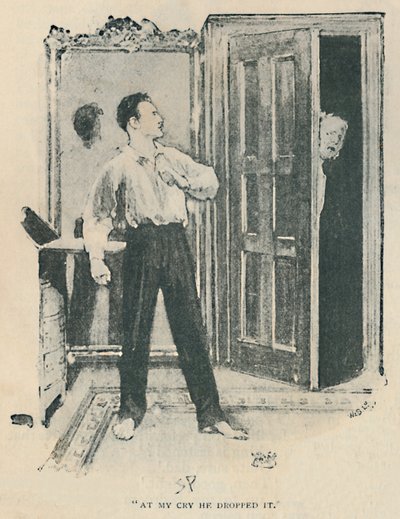 私の泣き声で彼はそれを落とした、1892 作： Sidney Paget