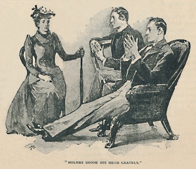 ホームズは1892年に頭を大きく振った 作： Sidney Paget