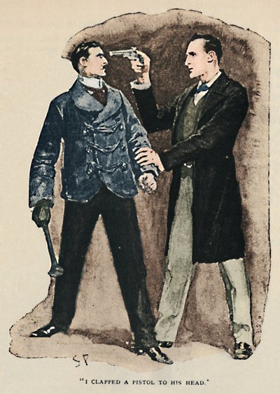 1892年にピストルを頭にぶつけた 作： Sidney Paget