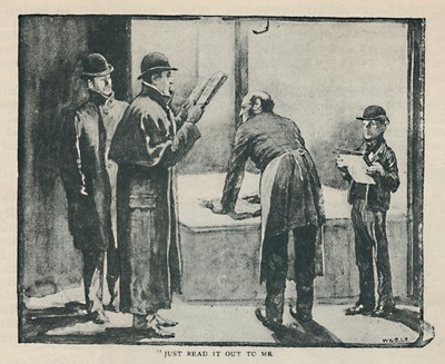 ちょうどそれを私に読んでください、1892 作： Sidney Paget