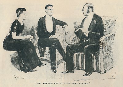 ああ、古い鍵はその局に合う、1892 作： Sidney Paget