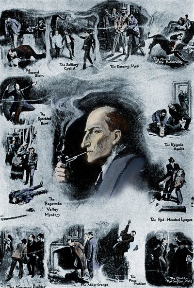 アーサー・コナン・ドイル著「シャーロック・ホームズ」（原題：Sir Arthur Conan Doyle 作： Sidney Paget