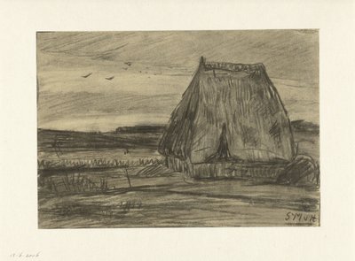 小屋のある風景 作： Sientje Mesdag van Houten