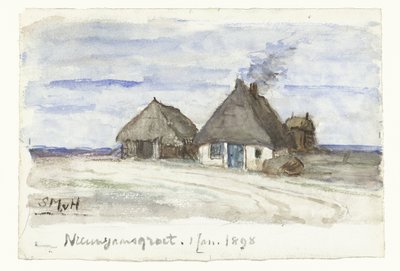 農園で新年のご挨拶 作： Sientje Mesdag van Houten