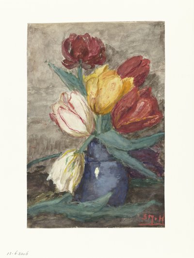 花瓶のチューリップ 作： Sientje Mesdag van Houten