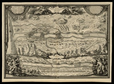 1694年5月27日、ノアイル公爵が指揮する王立軍がテルの戦いに勝利 作： Sieur de Beaulieu