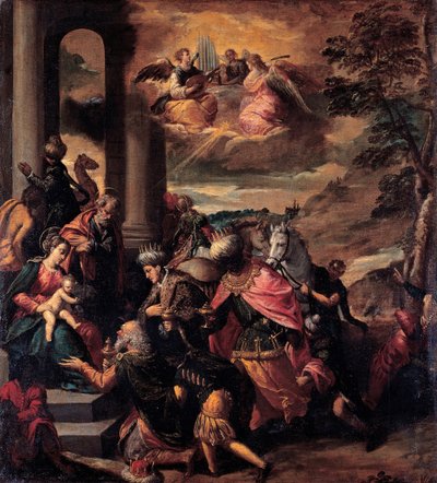 賢者の礼拝、1580 作： Sigismondo Scarsellino