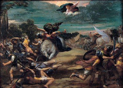 ダマスカスへの途中での改宗、1590-1595 作： Sigismondo Scarsellino