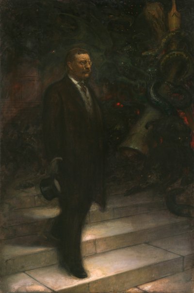 セオドア・ルーズベルト、c。 1908～1910年。 作： Sigismund De Ivanowski