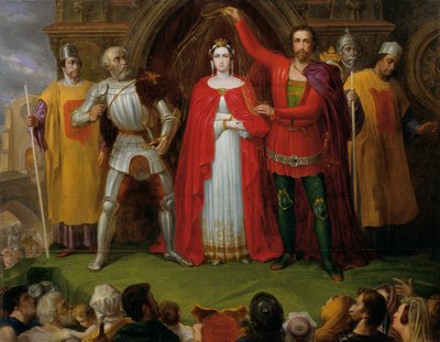 イングランド王アルフレッド大王の結婚式 作： Sigmund Ferdinand von Perger