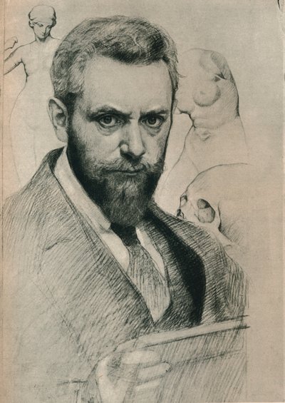 の肖像 作： Sigmund Lipinsky