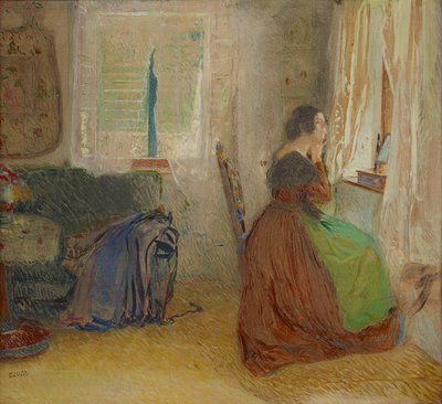 古い森の家の部屋 作： Sigmund Walter Hampel