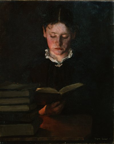 読書女性 作： Signe Scheel