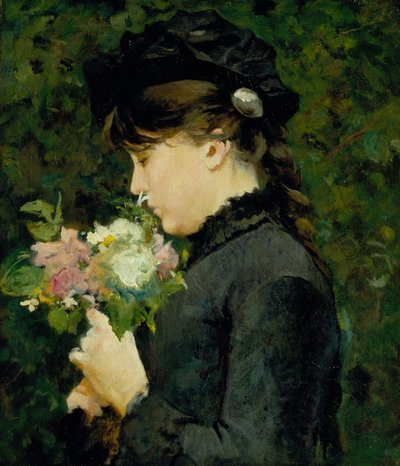 エレオノーラ・トマージの肖像 1884-85年頃 油彩・カンヴァス 作： Silvestro Lega