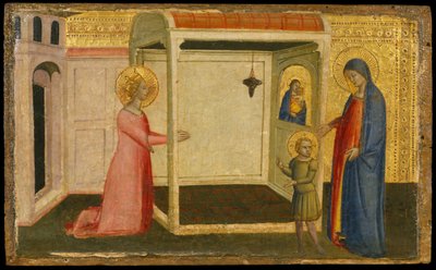 アレクサンドリアの聖カタリナのビジョン、14 世紀後半。 作： Silvestro dei Gherarducci