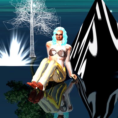 デジタル・ミューズ：仮想世界における調和 作： Silvia Martini