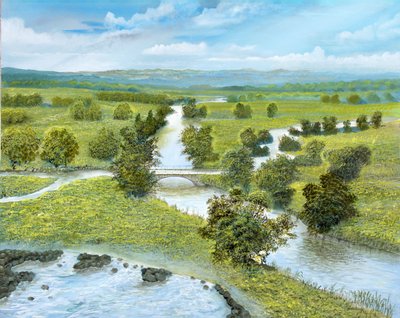 川の橋 作： Silvian Sternhagel
