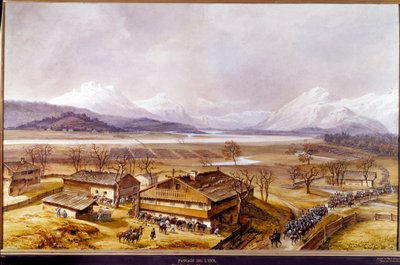 12月9日 旅館の前を通過 作： Simeon Fort