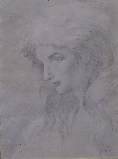 アレゴリーヘッド 作： Simeon Solomon