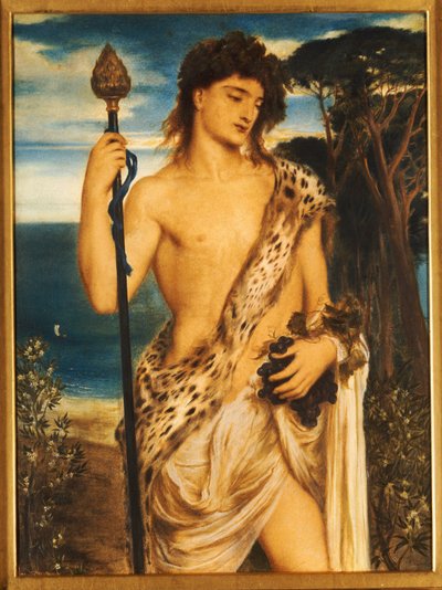 バッカス、1867 作： Simeon Solomon
