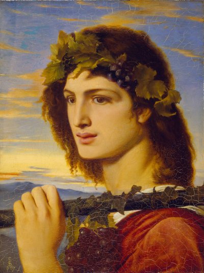 バッカス、1867 作： Simeon Solomon