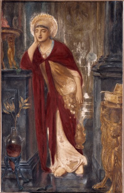太陽の大祭司、ヘリオガバルス 作： Simeon Solomon