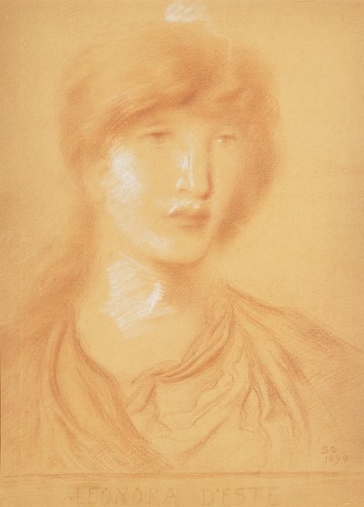 レオノーラ・デステ 作： Simeon Solomon