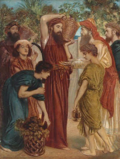 収穫の初物を捧げる 作： Simeon Solomon
