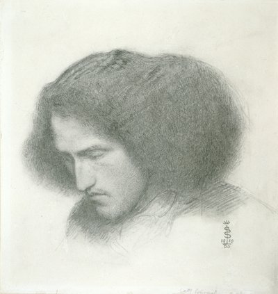自画像 作： Simeon Solomon