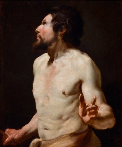 シモン・ヴーエ（1590-1649）の学校からの胴体絵画の研究（絵画） 作： Simon (circle of) Vouet