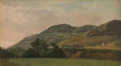チボリの山岳風景、ca。 1786-97。 作： Simon Alexandre Clément Denis