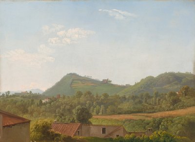ナポリ近くの眺め、c。 1806年。 作： Simon Alexandre Clément Denis