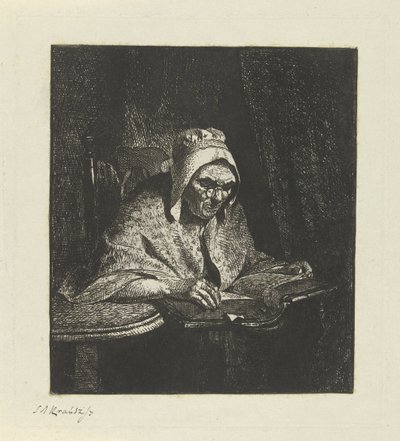 老婦人を読む 作： Simon Andreas Krausz